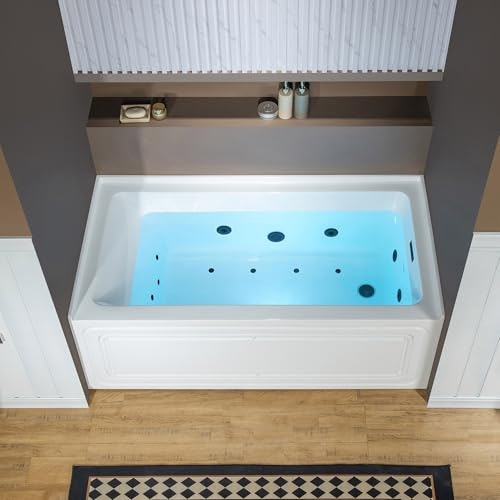 Woodbridge 60" x 32" Alcove Acrylic Whirlpool and Air Bathtub: $1,468.99