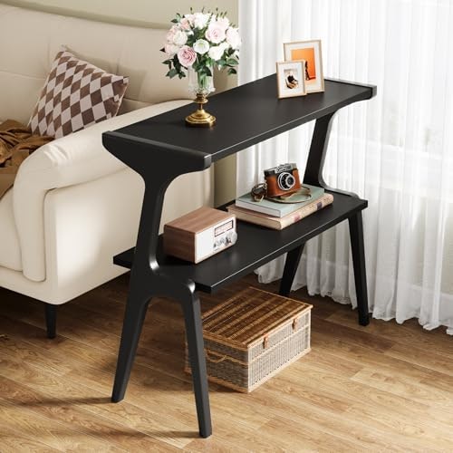 Tribesigns 2-Tier Solid Wood Side Table: $85.49 Tribesigns 2-Tier Solid Wood Side Table: $85.49