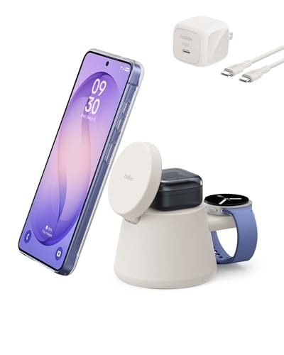 Belkin 25W 3-in-1 Qi2 Magnetic Wireless Charging Station: $59.99 Belkin 25W 3-in-1 Qi2 Magnetic Wireless Charging Station: $59.99
