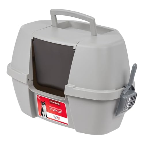 Iris USA Large Corner Cat Litter Box: $24.48