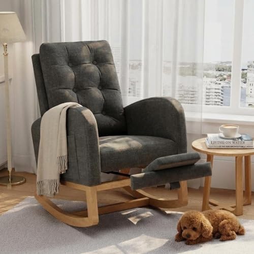 Gaomon Rocking Chair with Side Pocket: $169.99