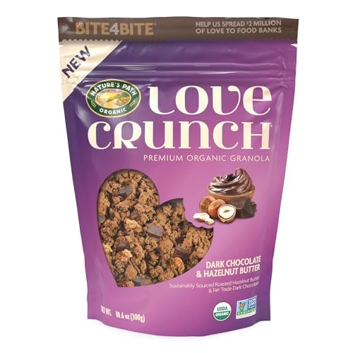 Love Crunch Dark Chocolate & Hazelnut Butter Granola 6-Pack: $21.51