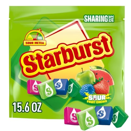 Starburst Sour Chewy Fruit Chews 15.6-oz. Bag: $3.49 Starburst Sour Chewy Fruit Chews 15.6-oz. Bag: $3.49
