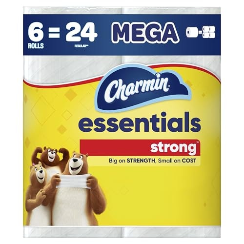 Charmin Essentials Strong Toilet Paper 6 Mega Rolls: $4.99 Charmin Essentials Strong Toilet Paper 6 Mega Rolls: $4.99