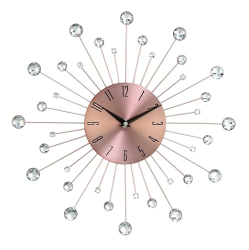Deco 79 15-Inch Metal Starburst Wall Clock: $18.54
