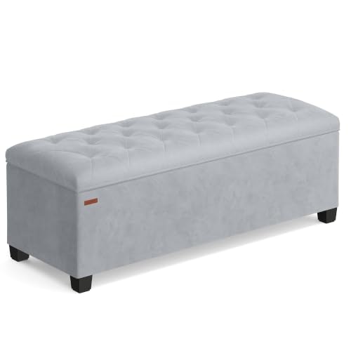 Songmics Velvet Storage Ottoman Bench: $77.99 Songmics Velvet Storage Ottoman Bench: $77.99