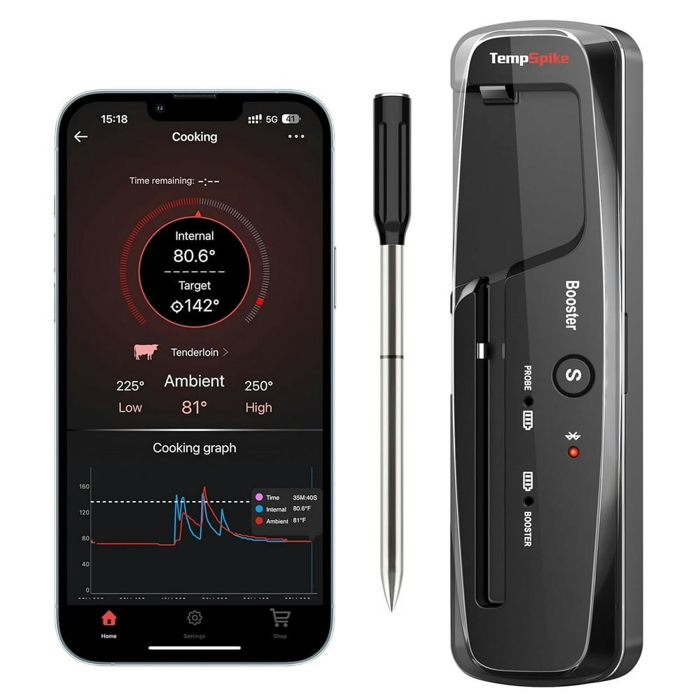 ThermoPro TempSpike Lite 500-Foot Truly Wireless Meat Thermometer: $29.99 ThermoPro TempSpike Lite 500-Foot Truly Wireless Meat Thermometer: $29.99