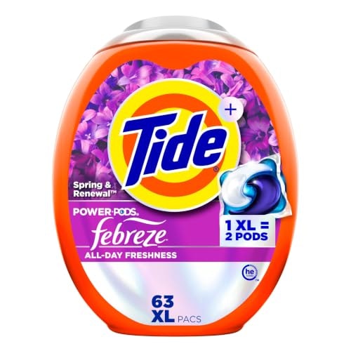 Tide Power Pods with Febreze Laundry Detergent Pacs 63-Count: $25.12 Tide Power Pods with Febreze Laundry Detergent Pacs 63-Count: $25.12