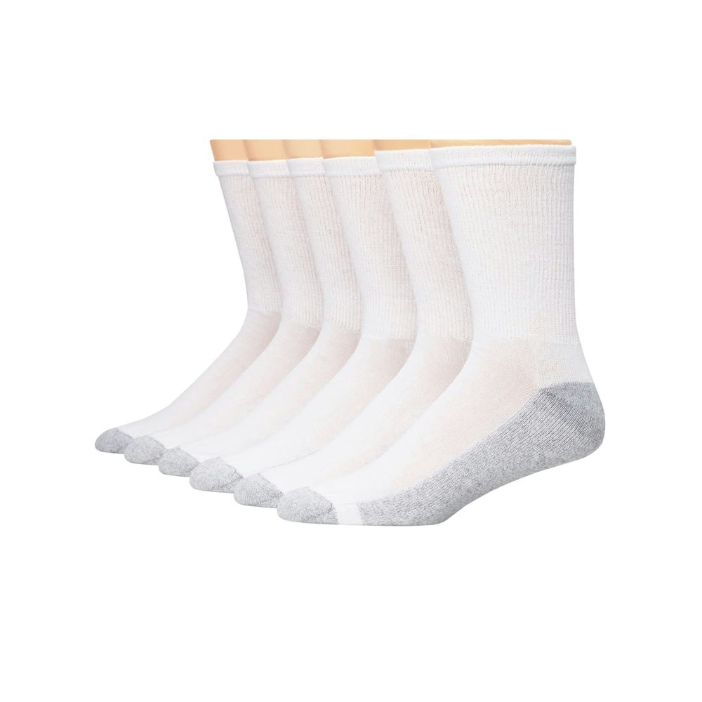 Hanes Double Tough Men's Big & Tall Cushion Crew Socks 6-Pair Pack: $13.49 Hanes Double Tough Men's Big & Tall Cushion Crew Socks 6-Pair Pack: $13.49