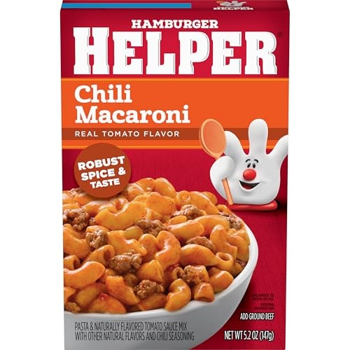 Old El Paso Hamburger Helper Chili Macaroni 5.2-oz.: $6.48 Old El Paso Hamburger Helper Chili Macaroni 5.2-oz.: $6.48
