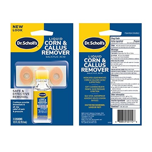 Dr. Scholl's Liquid Corn & Callus Remover 0.33-Ounce Bottle: $3.79 Dr. Scholl's Liquid Corn & Callus Remover 0.33-Ounce Bottle: $3.79