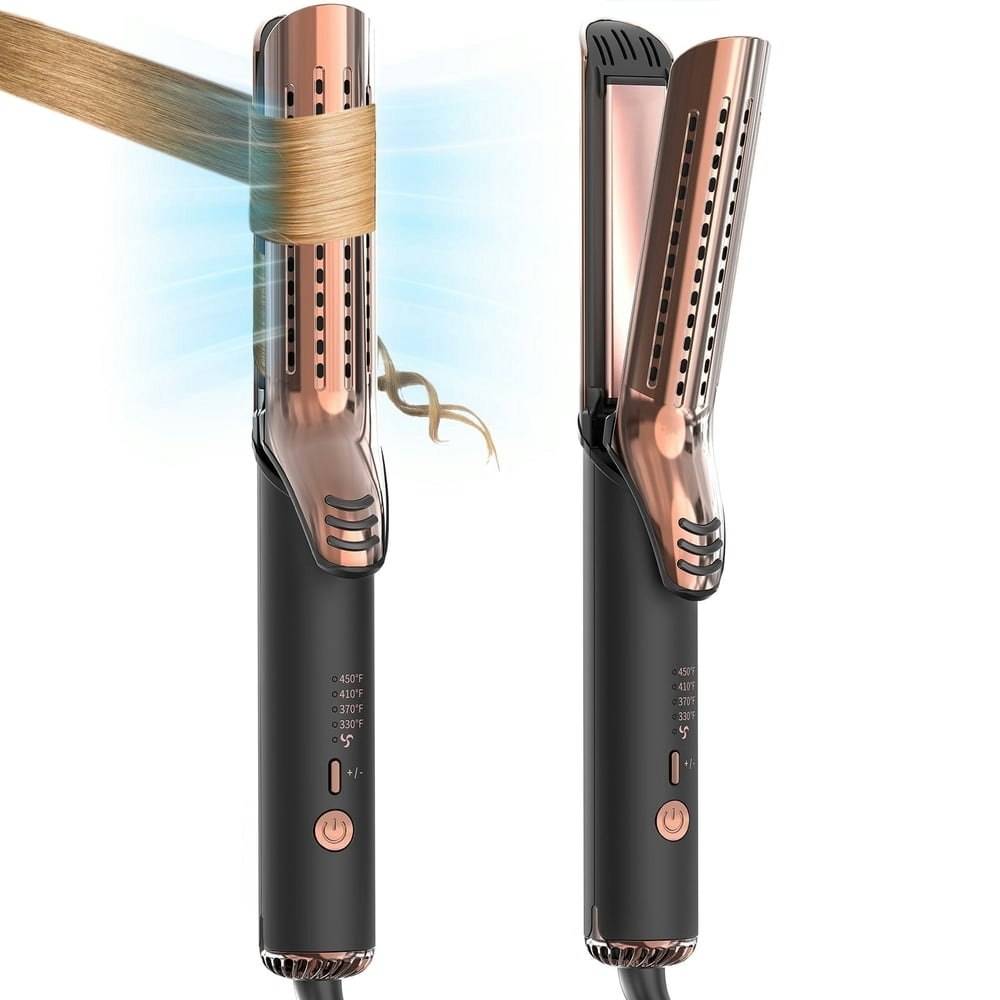 Raccomb 2-in-1 Salon Airflow Curling Iron and Straightener: $30.99 Raccomb 2-in-1 Salon Airflow Curling Iron and Straightener: $30.99