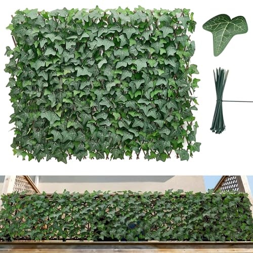 Vevor 25" x 126" Expandable Artificial Ivy Privacy Screen: $34.77 Vevor 25" x 126" Expandable Artificial Ivy Privacy Screen: $34.77