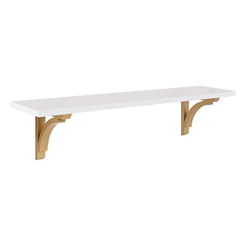 Kate and Laurel Corblynd 36-inch Wood Wall Shelf: $53.89 Kate and Laurel Corblynd 36-inch Wood Wall Shelf: $53.89