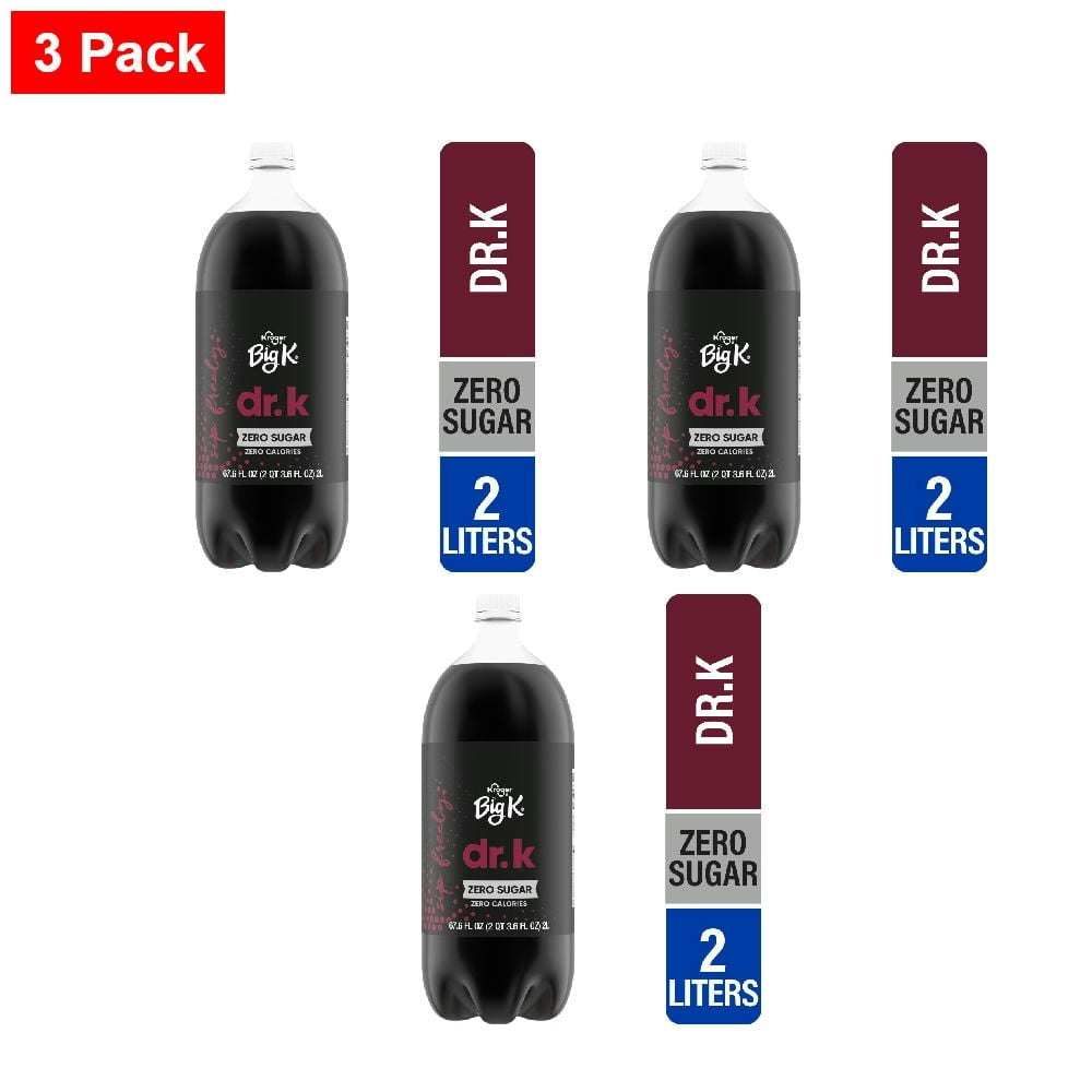 Kroger Big K Dr. K Soda 2-Liter 3-Pack: $11.91 Kroger Big K Dr. K Soda 2-Liter 3-Pack: $11.91