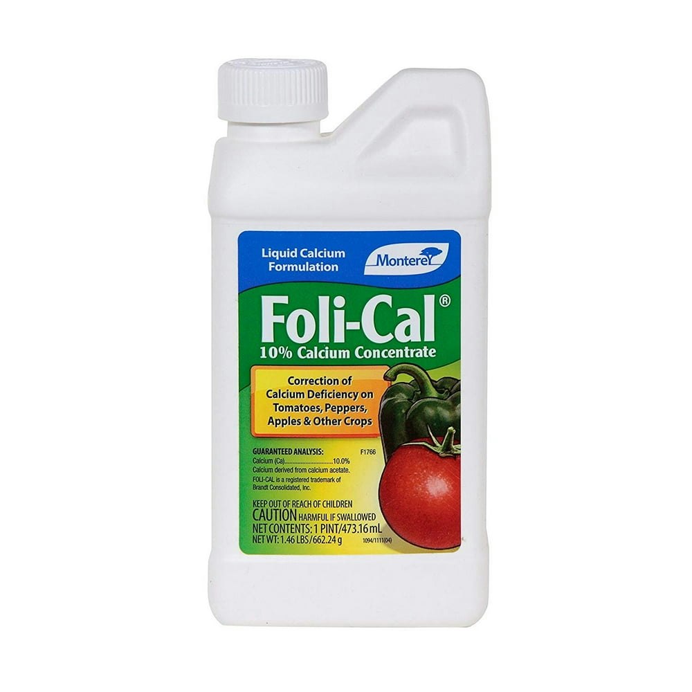 Monterey Foli-Cal Liquid Calcium Concentrate Fertilizer 16oz: $21.35 Monterey Foli-Cal Liquid Calcium Concentrate Fertilizer 16oz: $21.35