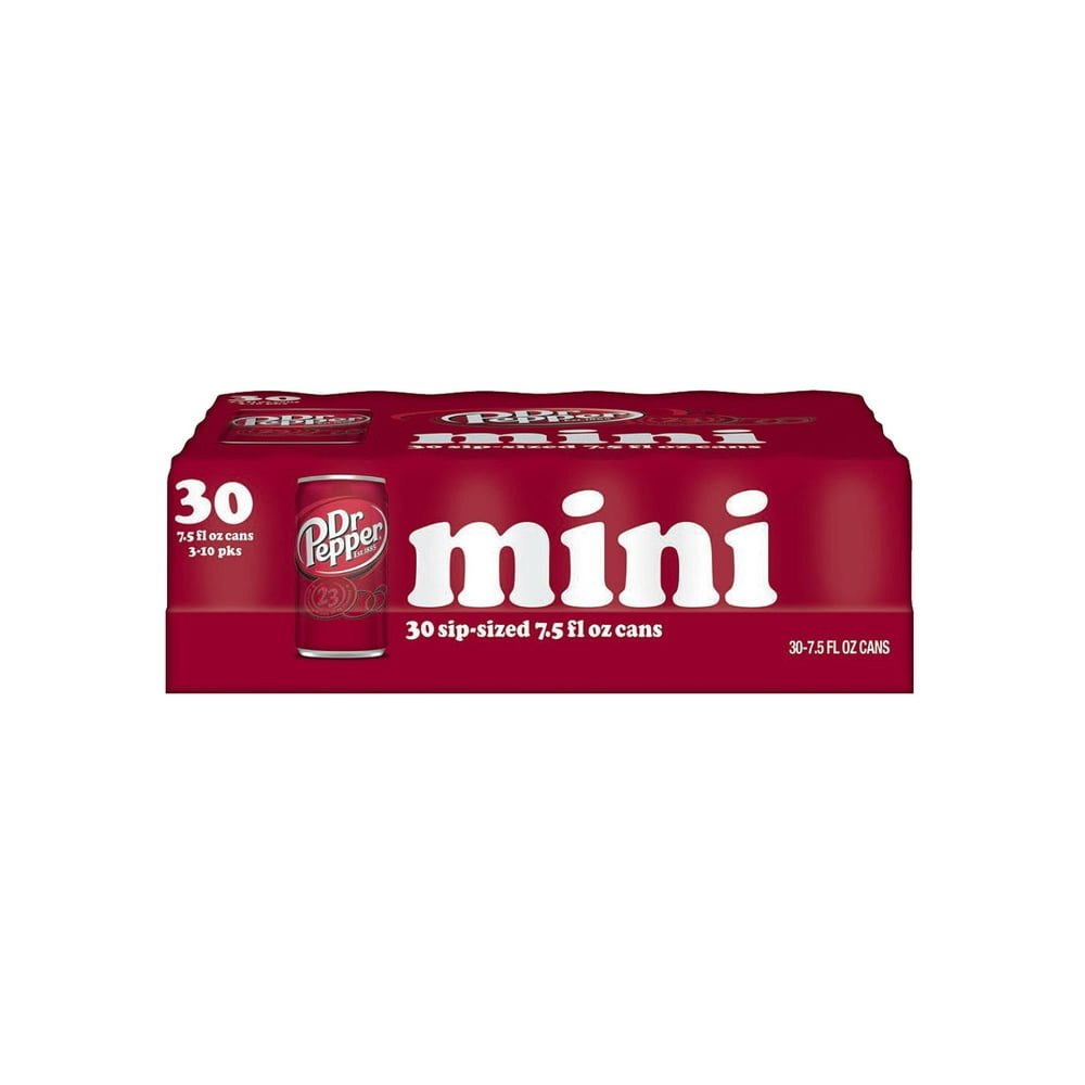 Dr. Pepper Mini Soda 30-Pack: $25.99