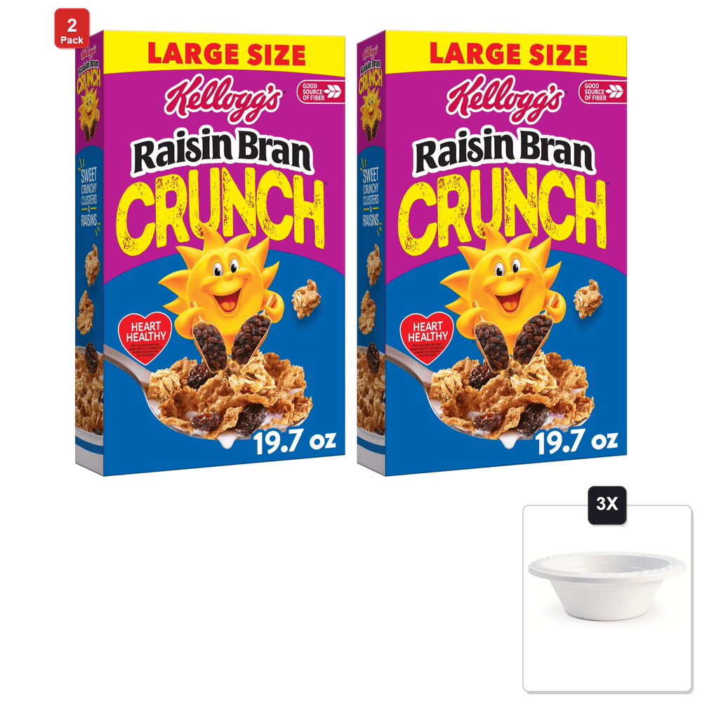 Kellogg's Raisin Bran Crunch Cereal 2-Pack: $22.92 Kellogg's Raisin Bran Crunch Cereal 2-Pack: $22.92