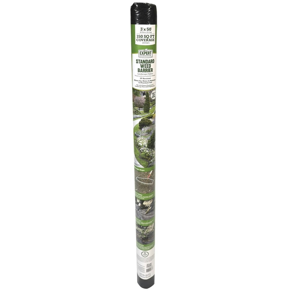 Expert Gardener 3' x 50' Weed Barrier Fabric: $8.17 Expert Gardener 3' x 50' Weed Barrier Fabric: $8.17