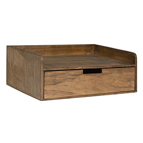 Kate and Laurel Kitt Floating Shelf Side Table with Drawer: $81.89 Kate and Laurel Kitt Floating Shelf Side Table with Drawer: $81.89