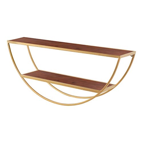 Kate and Laurel Tancill 26x11-Inch Mid-Century Two-Tier Wall Shelf: $81.89 Kate and Laurel Tancill 26x11-Inch Mid-Century Two-Tier Wall Shelf: $81.89