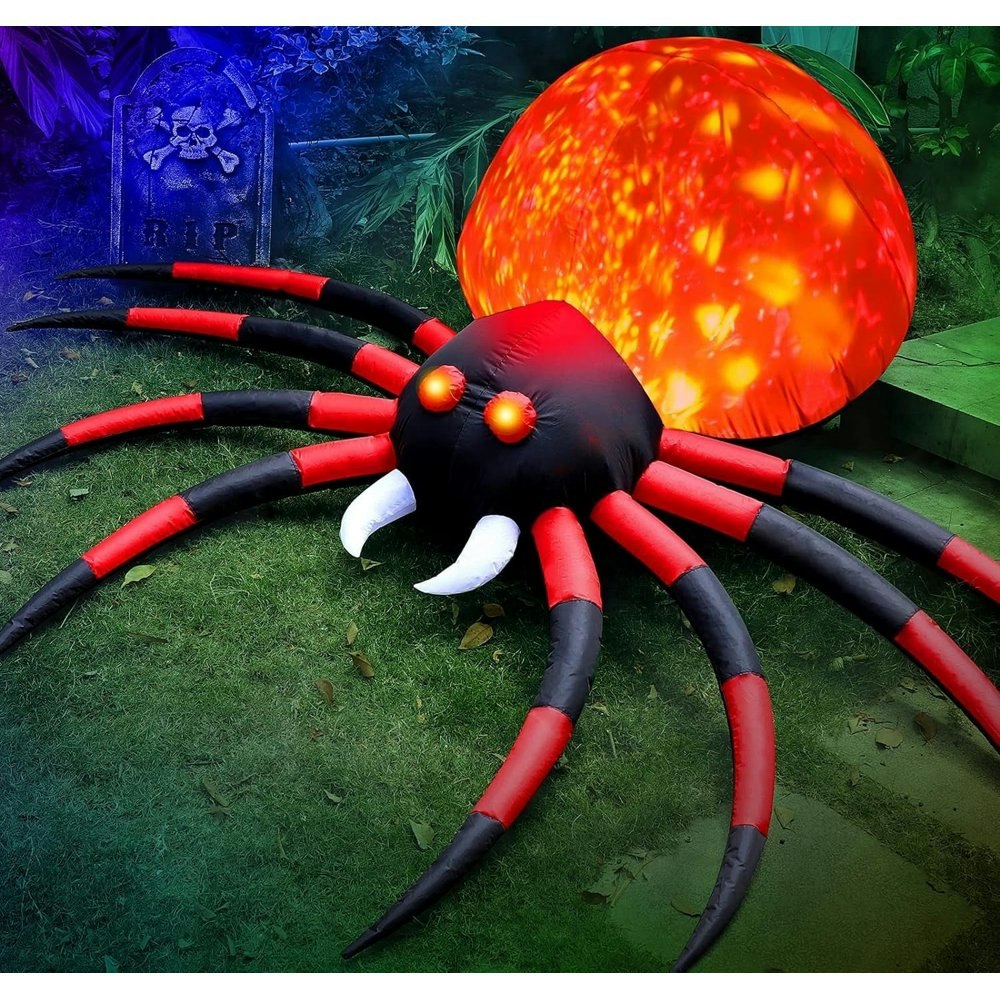 8-Foot Inflatable Halloween Spider Outdoor Decoration: $49.99 8-Foot Inflatable Halloween Spider Outdoor Decoration: $49.99