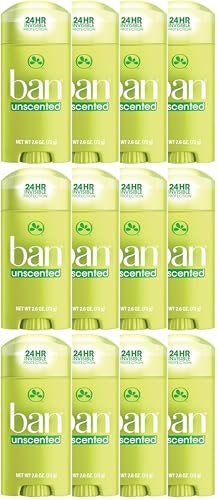 Ban Invisible Solid Antiperspirant Deodorant 2.6-oz. 12-Pack: $33.56 Ban Invisible Solid Antiperspirant Deodorant 2.6-oz. 12-Pack: $33.56