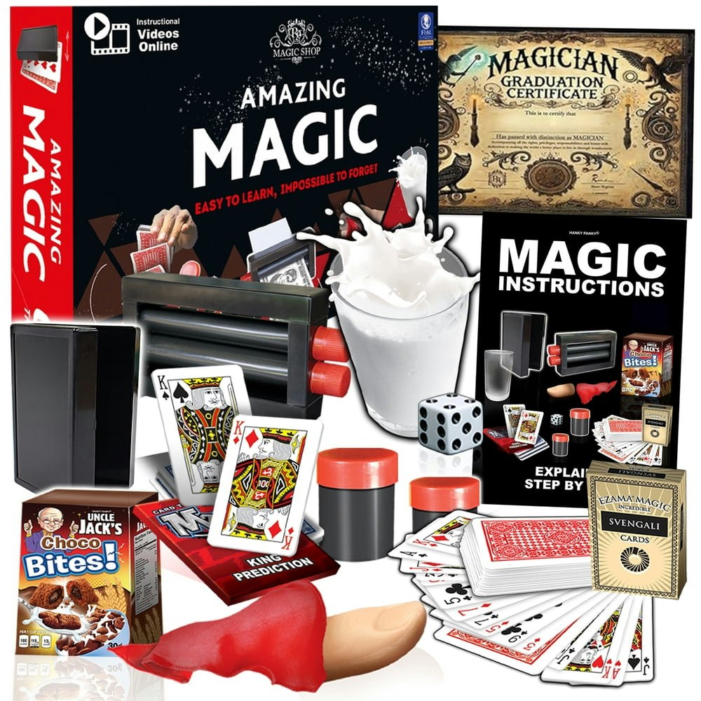 Amazing Magic Kit for Kids 60-Trick Set: $29.99