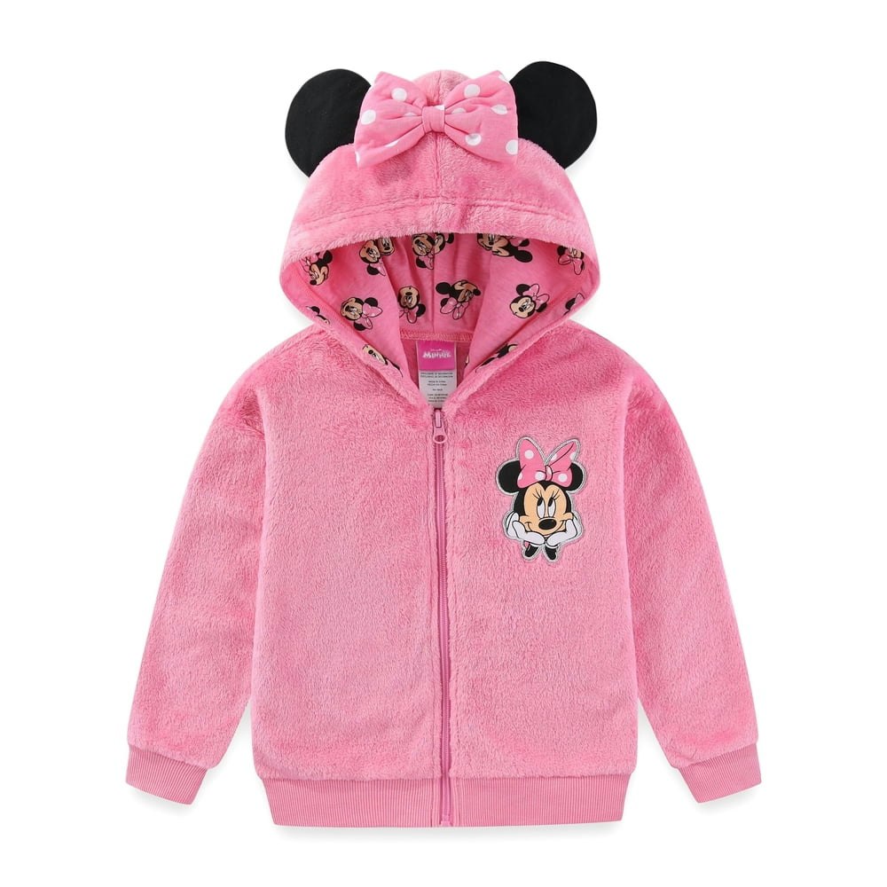 Disney Minnie Mouse Fleece Zip-Up Hoodie: $28.99