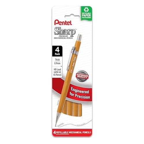 Pentel Sharp 0.9mm Mechanical Pencil 4-Pack: $13.59