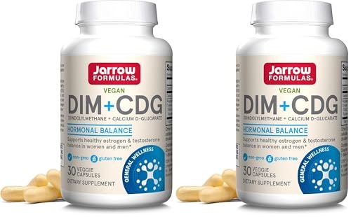 Jarrow Formulas DIM + CDG Hormone Balance Supplement 60-Count: $39.62