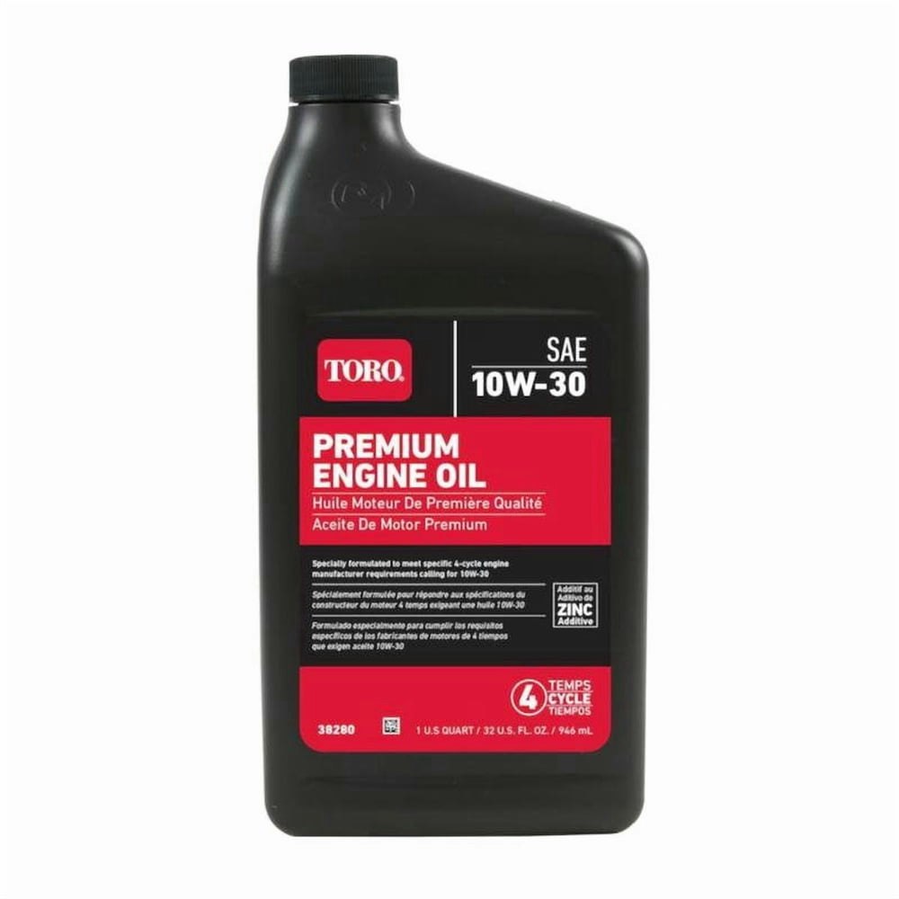 Toro 32-oz. 4-Cycle 10W-30 Lawn Mower Engine Oil: $14.51 Toro 32-oz. 4-Cycle 10W-30 Lawn Mower Engine Oil: $14.51