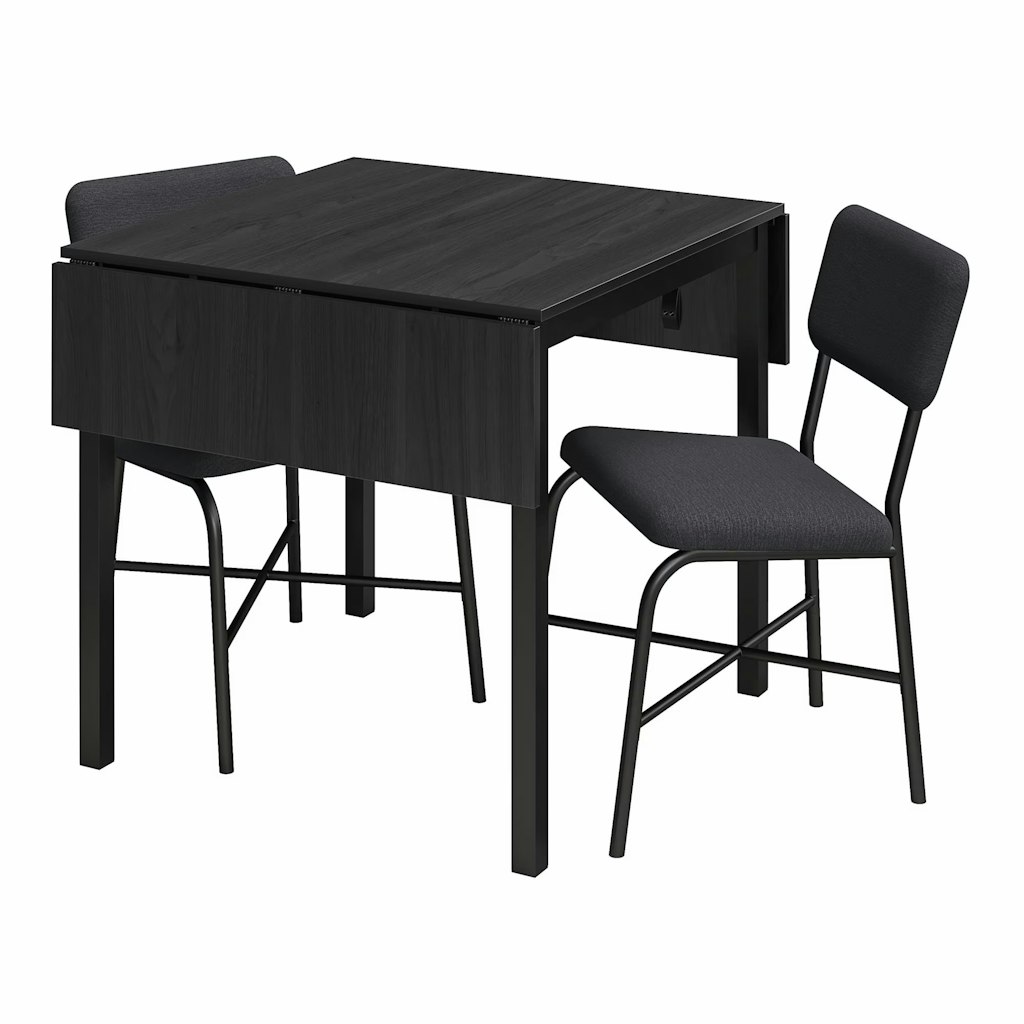 Mainstays 3-Piece Drop Leaf Table & Dining Chair Set: $79 Mainstays 3-Piece Drop Leaf Table & Dining Chair Set: $79