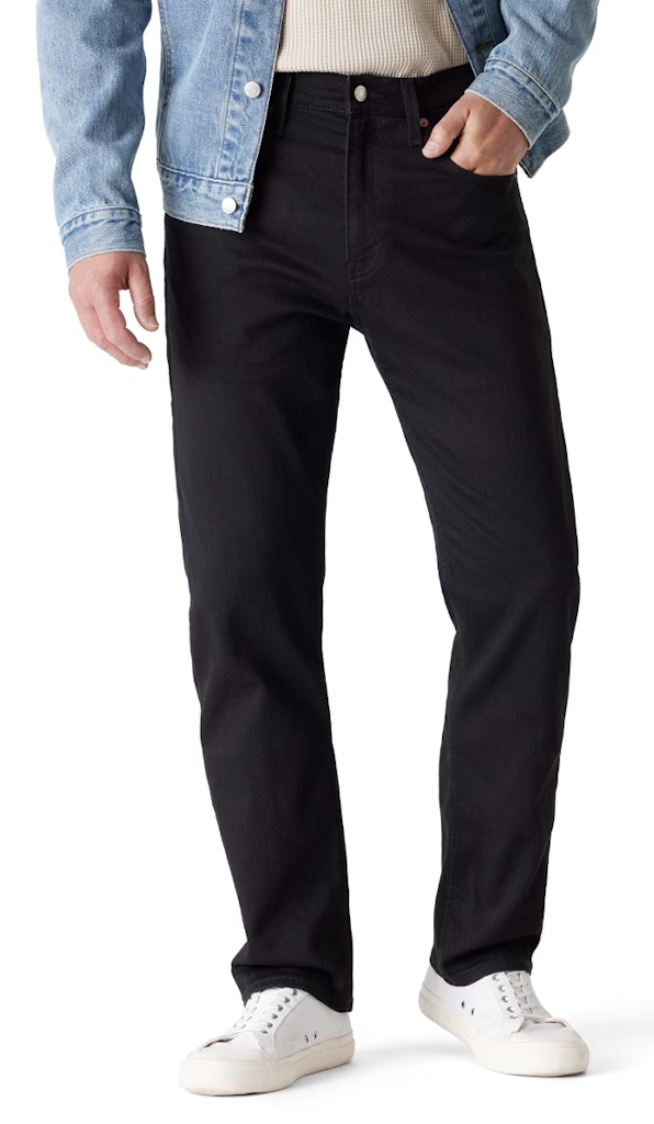 Levi Strauss Signature Men's Original Straight Fit Jeans: $13