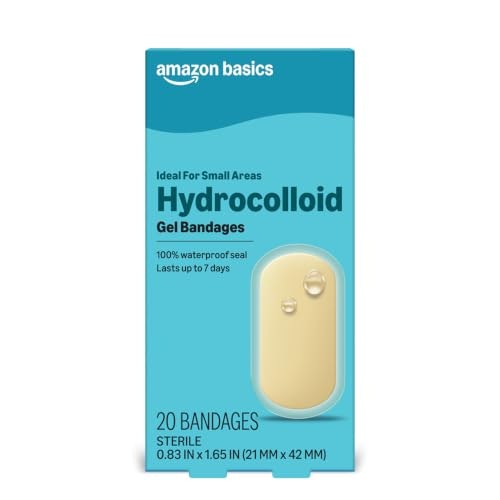 Amazon Basics Hydrocolloid Gel Bandages 20-Count: $6.99 Amazon Basics Hydrocolloid Gel Bandages 20-Count: $6.99