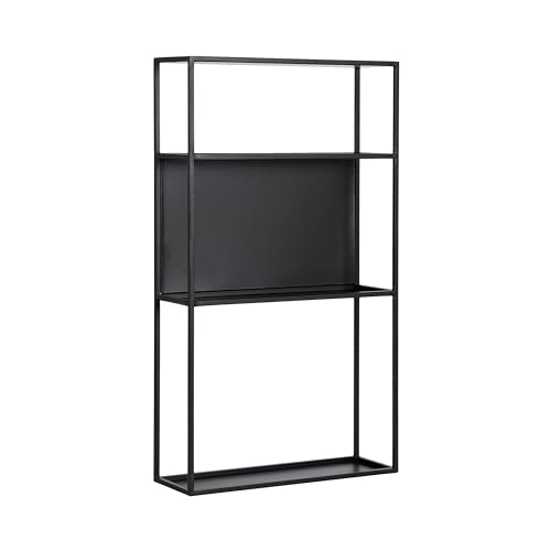 Kate and Laurel Nomi 18x6x32-Inch Modern Metal Bathroom Wall Shelf: $111.99