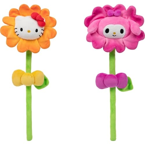 Hello Kitty and Friends 14-inch Flower Plush 2-Pack: $9.96
