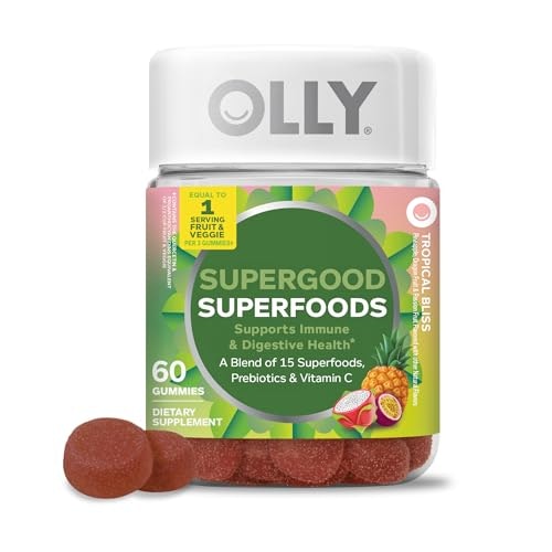 Olly Supergood Superfoods Immune and Digestive Health Supplement 60-Count: $13.99 Olly Supergood Superfoods Immune and Digestive Health Supplement 60-Count: $13.99