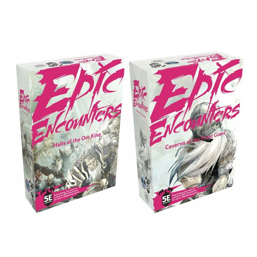 Epic Encounters Caverns of the Frost Giant and Halls of the Orc King Bundle: $39.38 Epic Encounters Caverns of the Frost Giant and Halls of the Orc King Bundle: $39.38