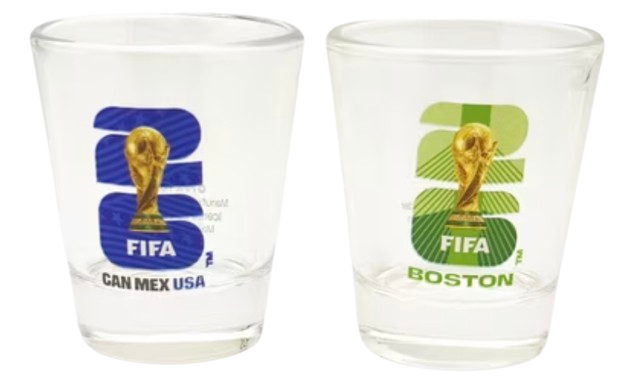 FIFA World Cup 2026 Host City & Country Soccer Shot Glass Set: $6