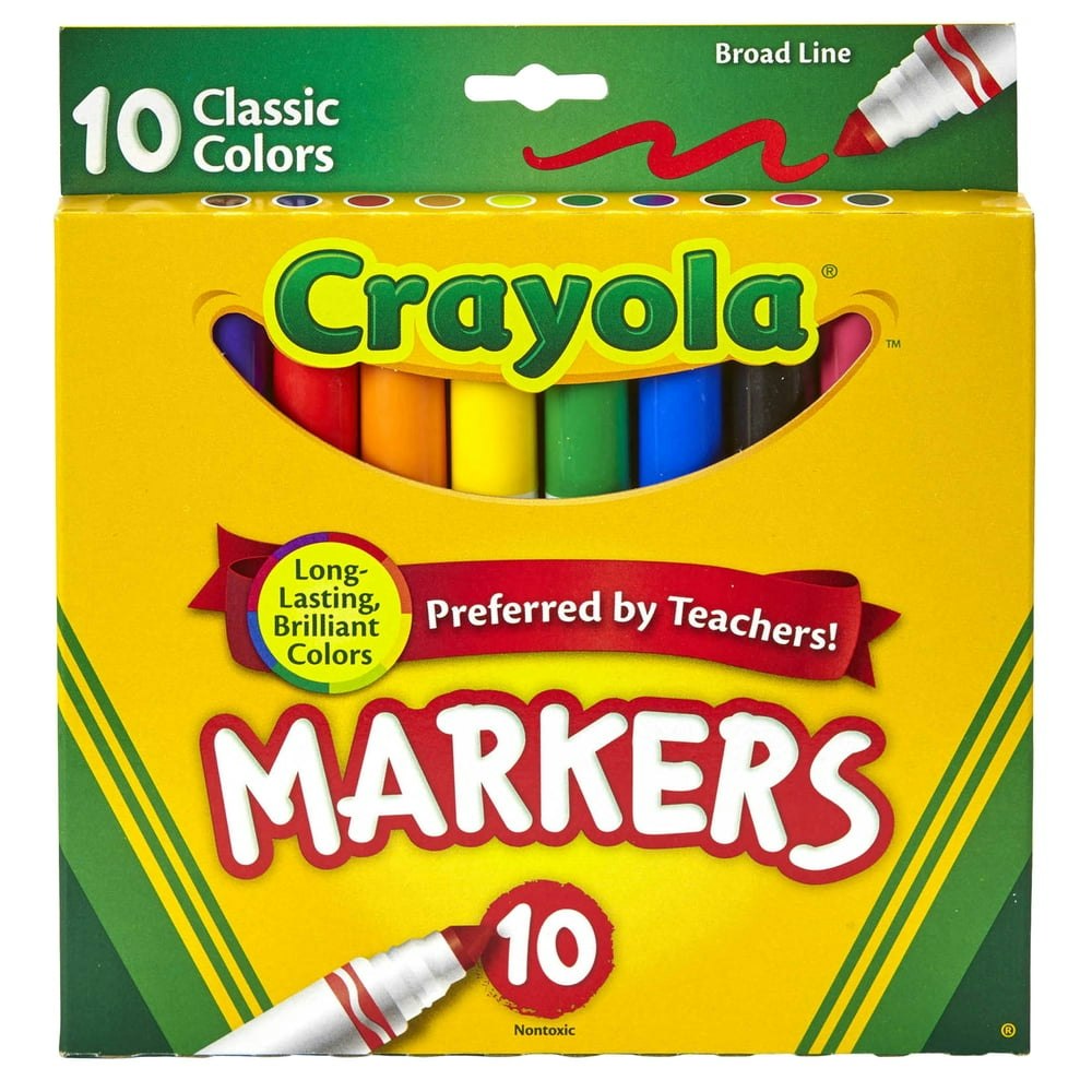 Crayola Broad Line Markers 60-Count 6-Pack: $14.44 Crayola Broad Line Markers 60-Count 6-Pack: $14.44