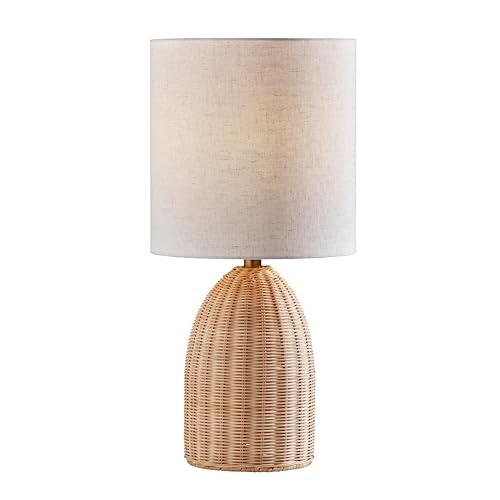 Adesso 24-Inch Natural Rattan Table Lamp: $125.71