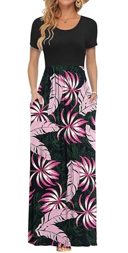Auselily Women's Short Sleeve Casual Maxi Dress: $29.59 Auselily Women's Short Sleeve Casual Maxi Dress: $29.59