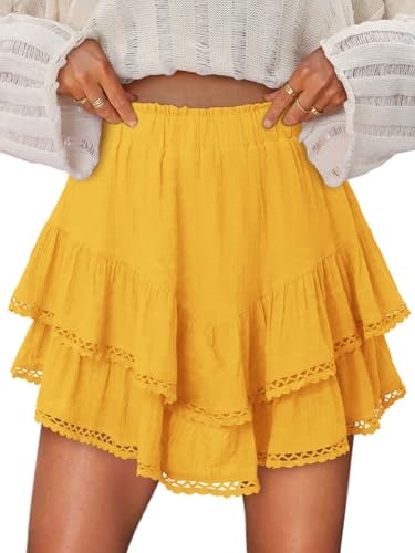 Onlypuff Women's Flowy Ruffle Skort: $28.89 Onlypuff Women's Flowy Ruffle Skort: $28.89