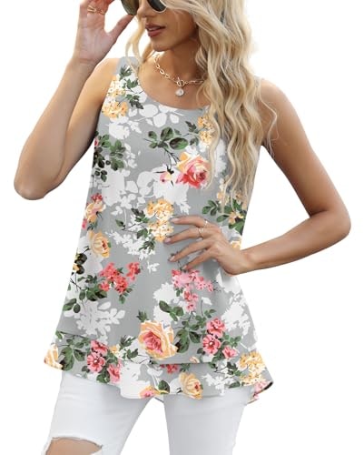 Jouica Women's Sleeveless Chiffon Blouse: $14.99 Jouica Women's Sleeveless Chiffon Blouse: $14.99