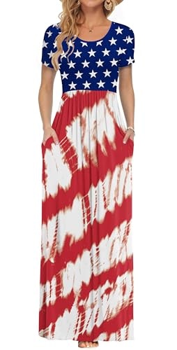 Auselily Women's Short Sleeve Casual Maxi Dress: $31.44 Auselily Women's Short Sleeve Casual Maxi Dress: $31.44