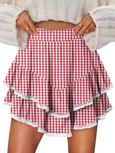 Onlypuff Ruffle Gingham Skort: $29.74 Onlypuff Ruffle Gingham Skort: $29.74