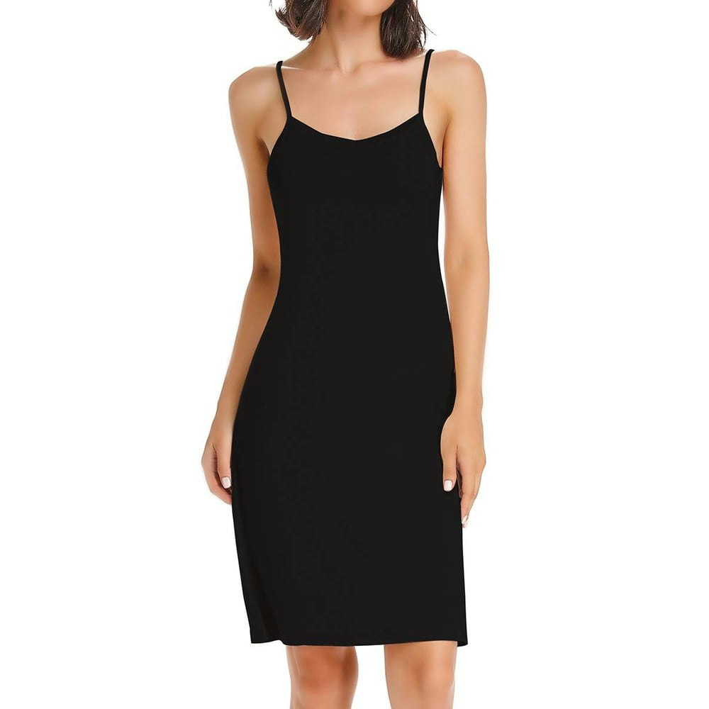 Carcos Women's Adjustable Spaghetti Strap Mini Slip Dress: $14.89