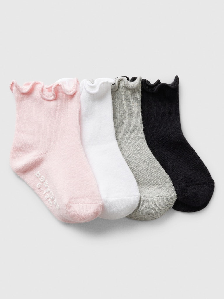 BabyGap Lettuce-Trim Crew Socks 4-Pack: $7.49 BabyGap Lettuce-Trim Crew Socks 4-Pack: $7.49