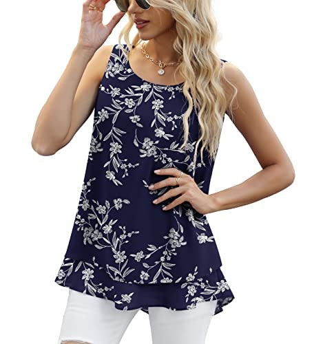 Jouica Women's Flowy Sleeveless Tank Top: $16.78 Jouica Women's Flowy Sleeveless Tank Top: $16.78
